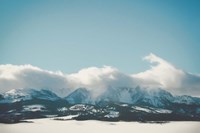 Bridger Mountain Cloud Cover Fine Art Print