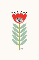 Mid Mod Flower No. 2 Fine Art Print