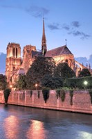 Notre Dame at Dusk Fine Art Print