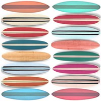 Surfboard Pattern Fine Art Print