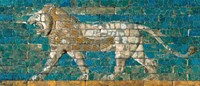 Panel with Striding Lion, ca. 604-562 B.C.E. Fine Art Print