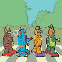 Abbey Road Bots Fine Art Print