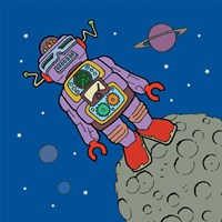 Asteroid Bot Fine Art Print