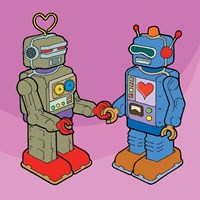 Love Bots Fine Art Print