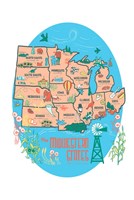 Midwestern States Fine Art Print