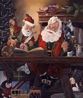 Checking The List Fine Art Print