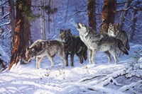 Haunters Of The Silences Fine Art Print