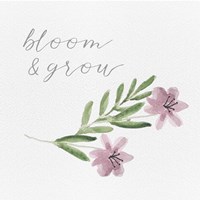 Wildflowers and Sentiment II Fine Art Print