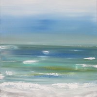 Ocean vertical landscape Fine Art Print