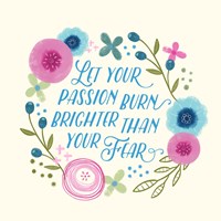 Fierce Girl Pink III Framed Print