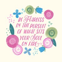 Fierce Girl Pink IV Fine Art Print