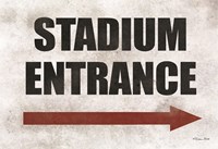 Stadium Entrance Fine Art Print