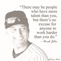 Baseball Greats - Derek Jeter Fine Art Print