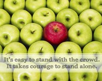 It's Easy to Stand With the Crowd Fine Art Print