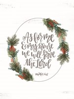 Joshua 24:15 Fine Art Print