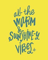 Warm and Sunshiny Vibes Fine Art Print