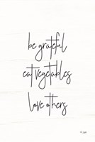 Eat Vegetables Fine Art Print