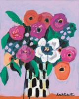 Bouquet on Lilac Fine Art Print