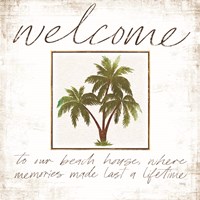 Welcome Palm Trees Fine Art Print