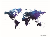 Space Watercolor World Fine Art Print