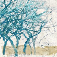 Turquoise Trees I Fine Art Print