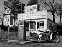 Abandoned Gas Station, New Mexico Fine Art Print