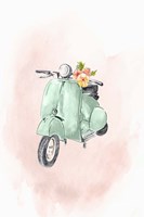 Green Bike Fine Art Print