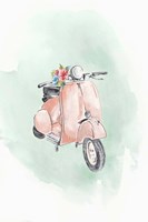 Coral Bike Fine Art Print