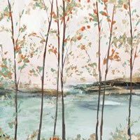 Sage Tree Forest II Fine Art Print