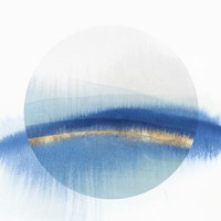 Indigo Eclipse I Fine Art Print