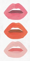 Red Lips I Framed Print