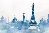 Ocean Blue Paris Fine Art Print