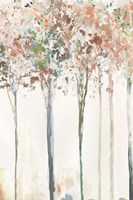 Golden Trees I Framed Print