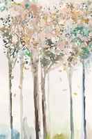 Golden Trees II Framed Print