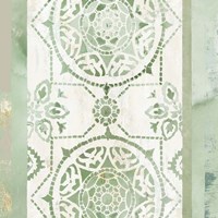 Olive Green Pattern Fine Art Print