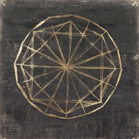 Golden Wheel I Framed Print