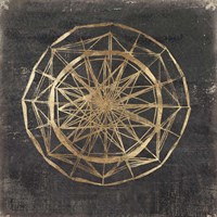Golden Wheel II Framed Print