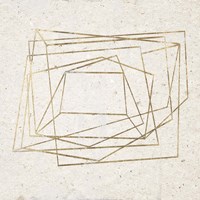 Golden Embrace I Framed Print