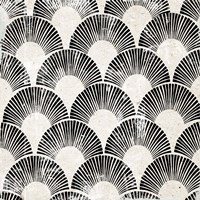 White Art Deco III Fine Art Print