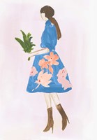 Girl with Plant Fine Art Print