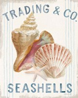 Floursack Nautical XIV Framed Print