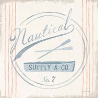 Floursack Nautical IX Boat Framed Print