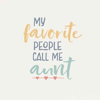 Aunt Inspiration IV Color Fine Art Print