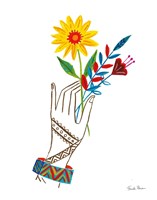 Floral Hand IV Fine Art Print