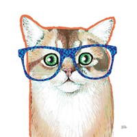 Bespectacled Pet II Fine Art Print