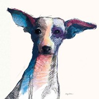 Thor Watercolor Pastel Framed Print