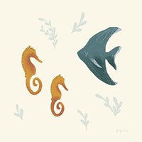 Ocean Life Seahorses Fine Art Print