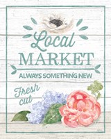 Pastel Flower Market V Fine Art Print