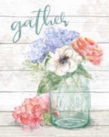 Pastel Flower Market III Fine Art Print