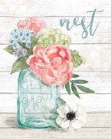 Pastel Flower Market II Fine Art Print